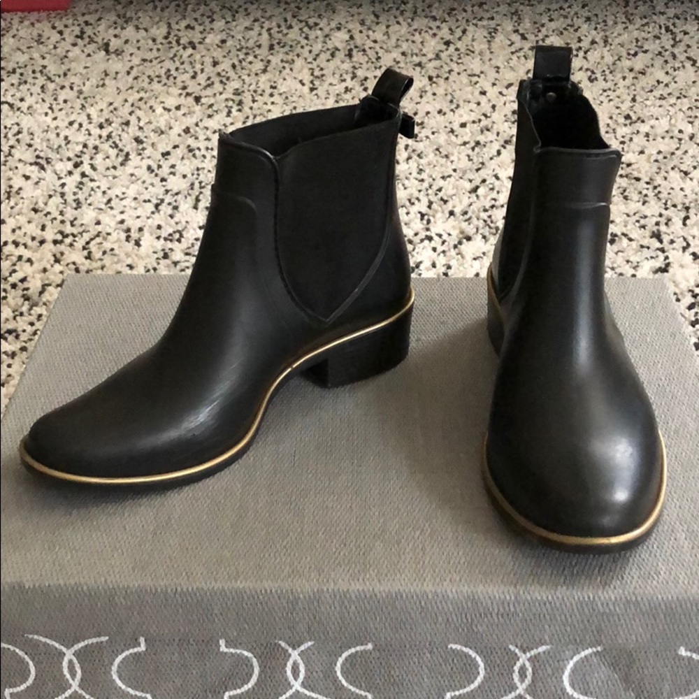 Kate Spade Black rain boots